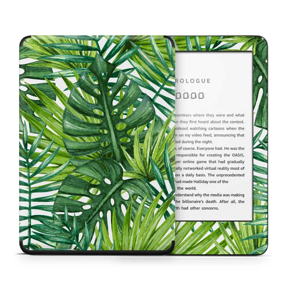Watercolour Palm Leaves Kindle 10th Gen Skin