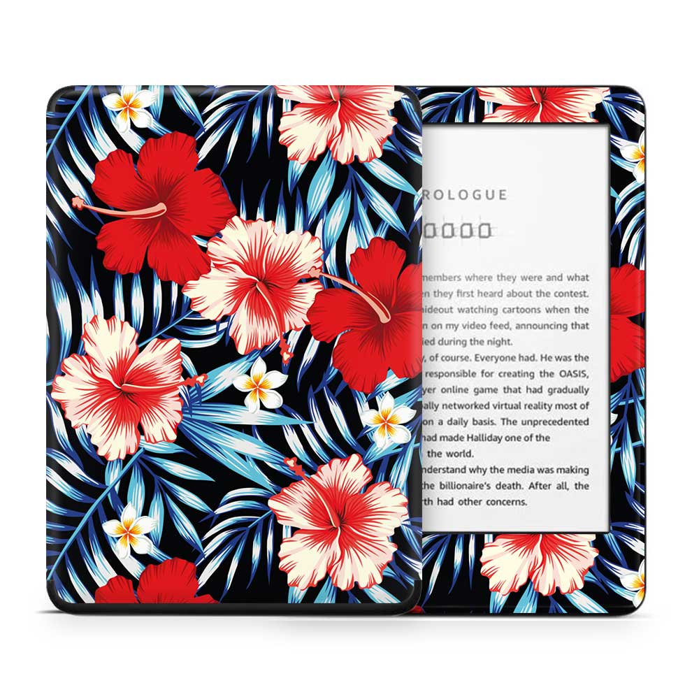 Tropical Hibiscus Kindle 10th Gen Skin