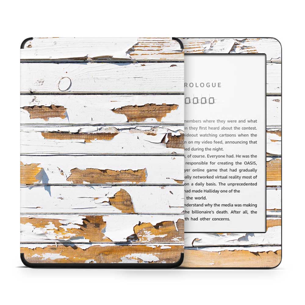 Peeling Wood Panels Kindle 10th Gen Skin