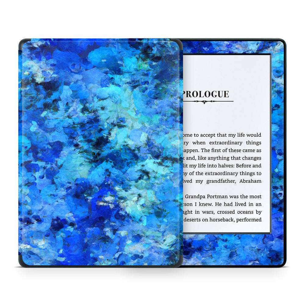 Aqua Blue Kindle Voyage Skin