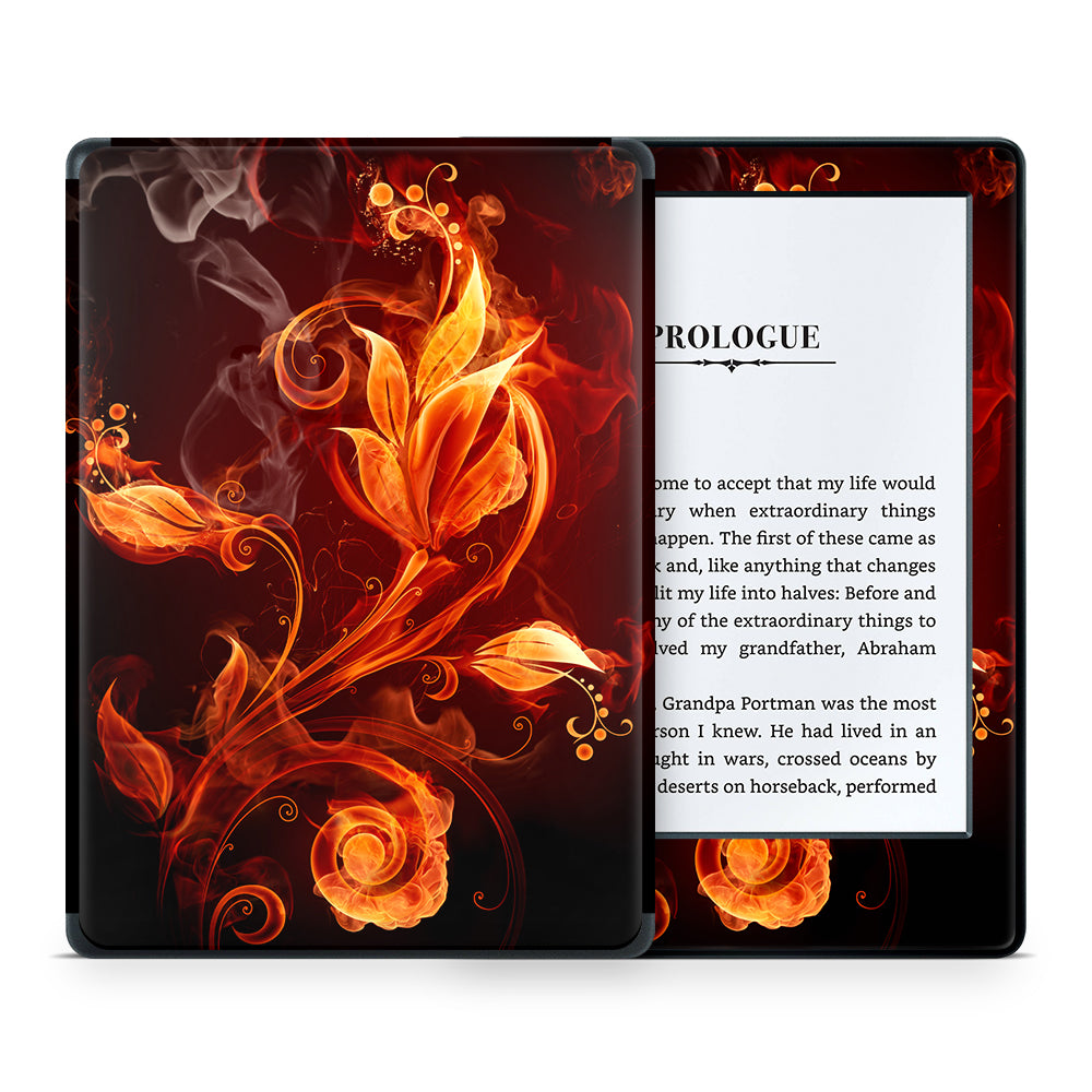 Fire Flower Kindle 8th Gen Skin