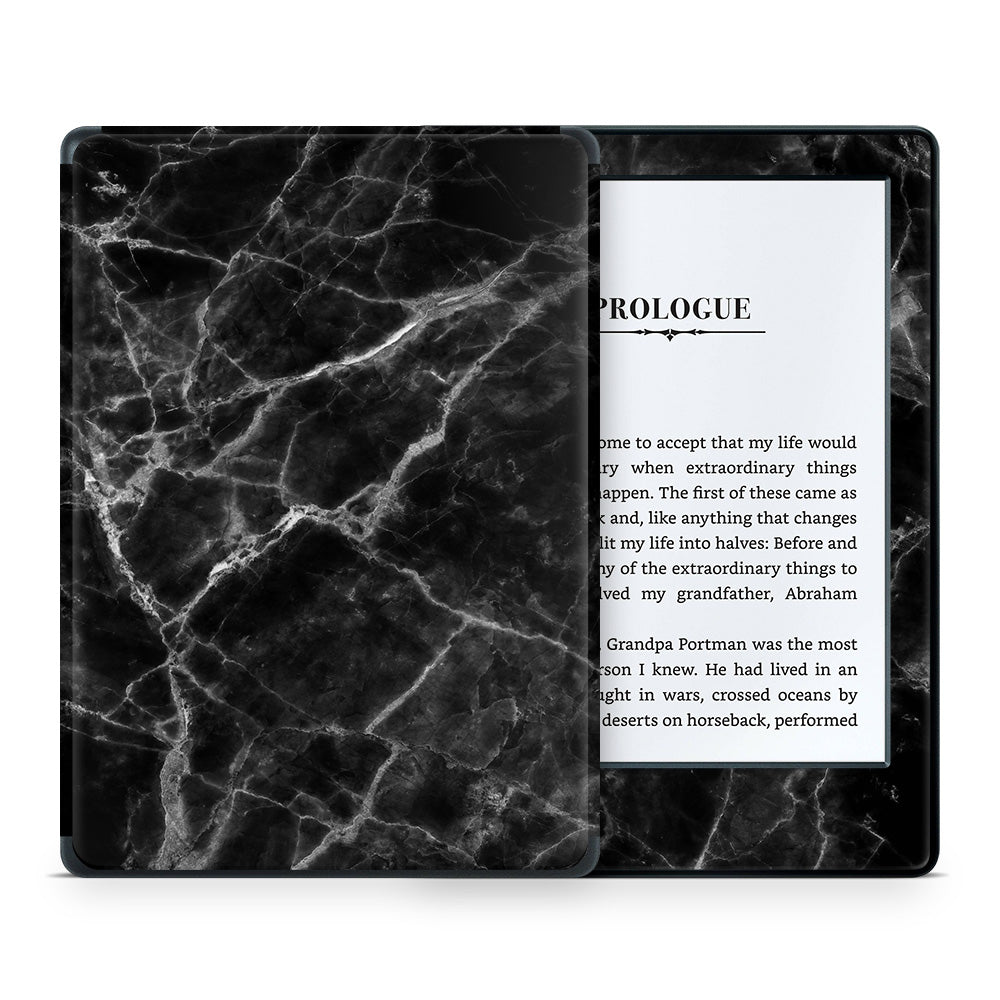 Black Marble Kindle 8th Gen Skin