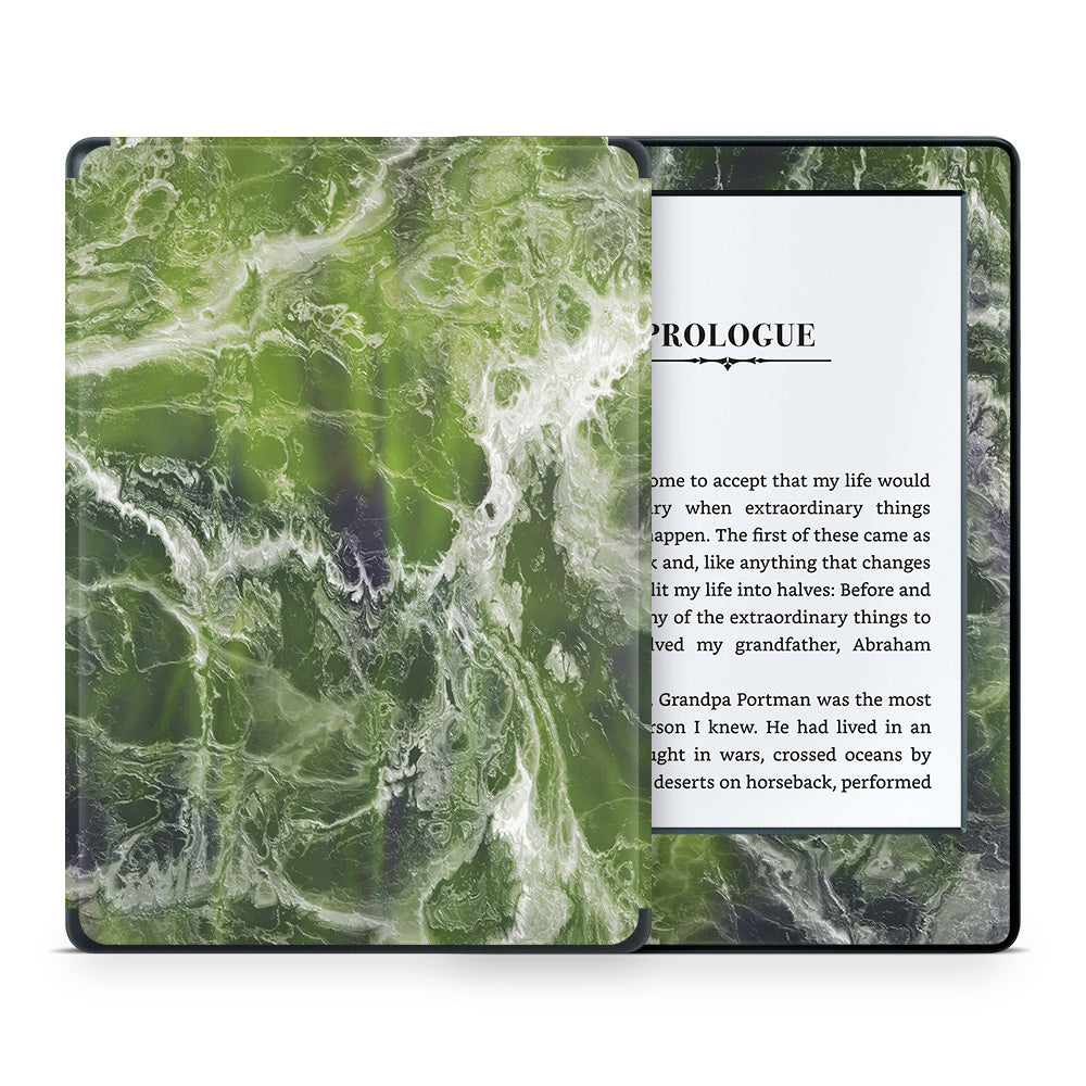 Ocean Green Marble Kindle 8th Gen Skin