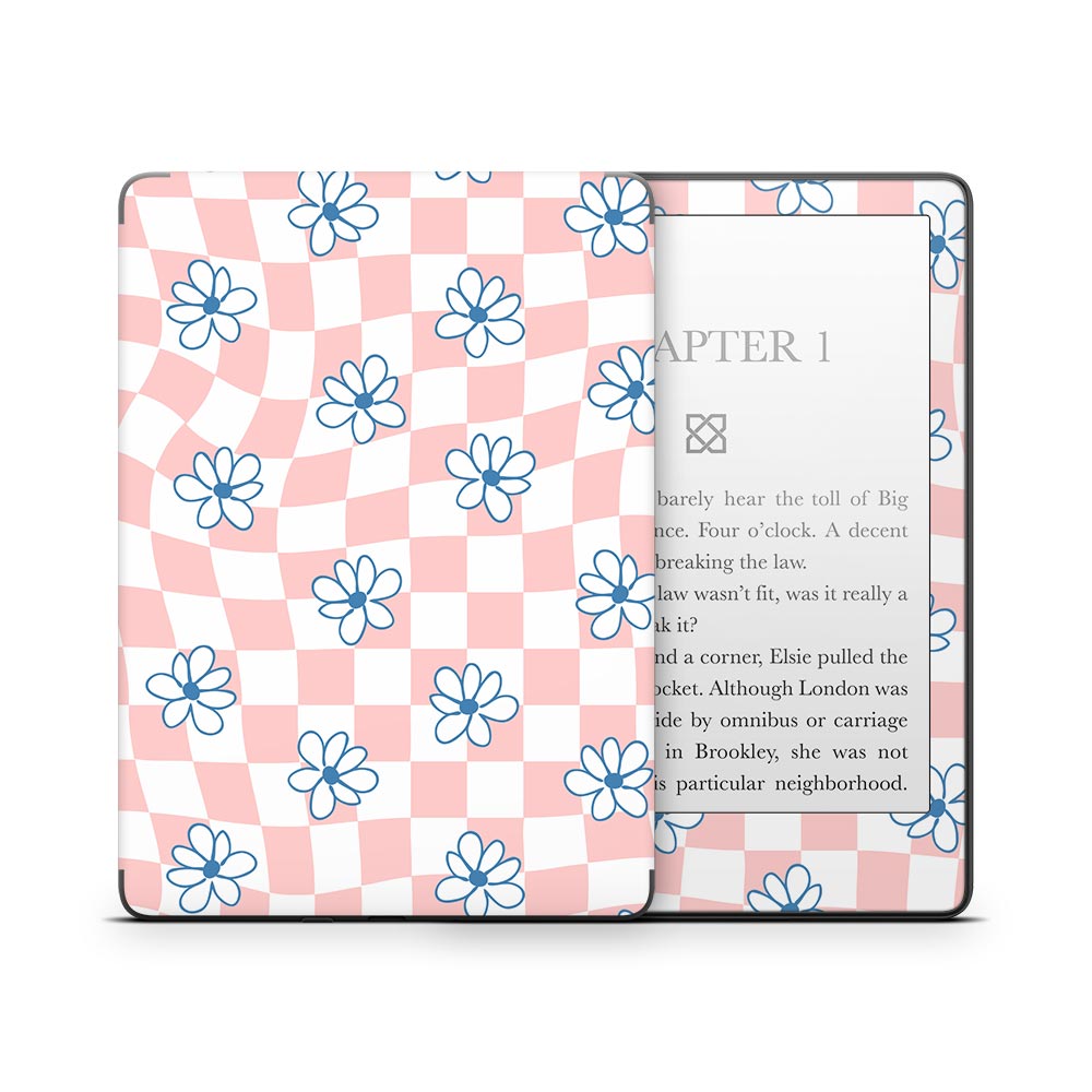 Floral Check V2 Kindle Paperwhite Skin
