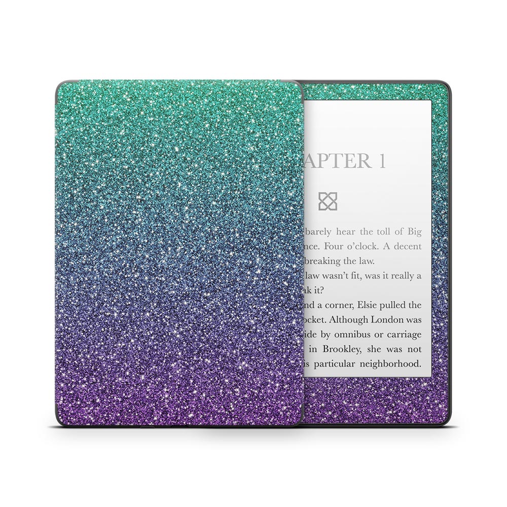 Ombre Green to Purple Kindle Paperwhite Skin