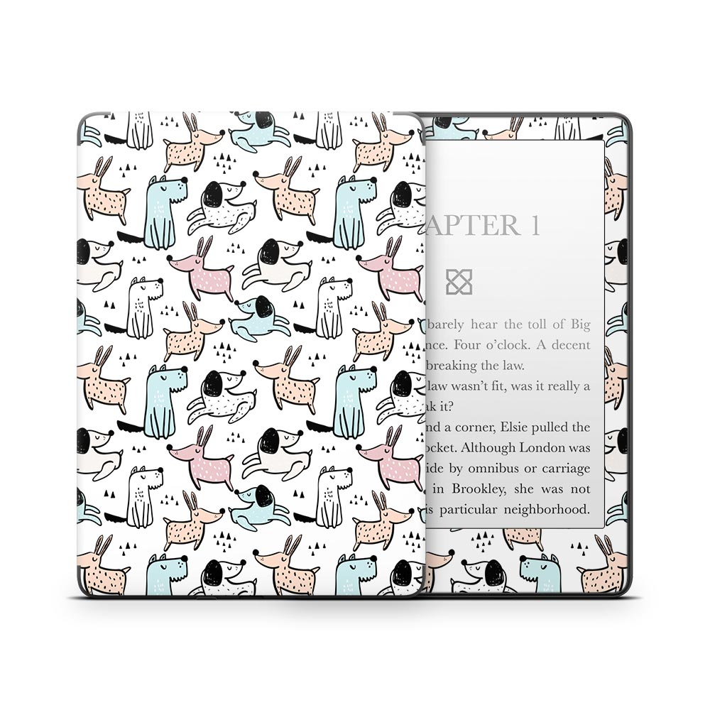 Puppies &amp; Mutts Kindle Paperwhite Skin