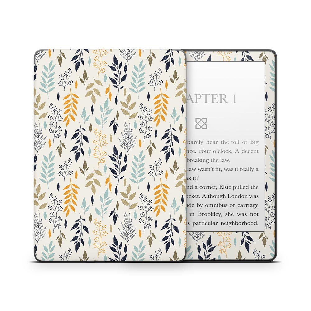 Retro Botanical Kindle Paperwhite Skin