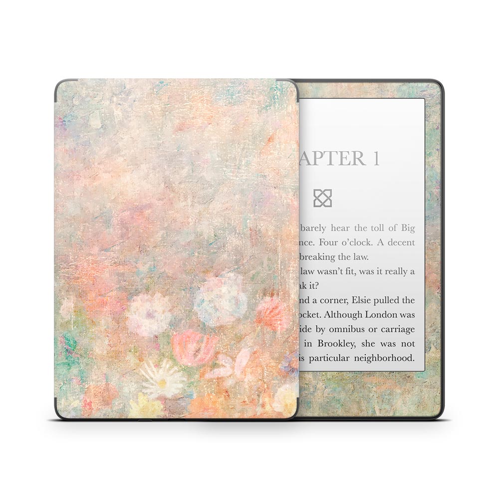 Floral Watercolour Haze Kindle Paperwhite Skin