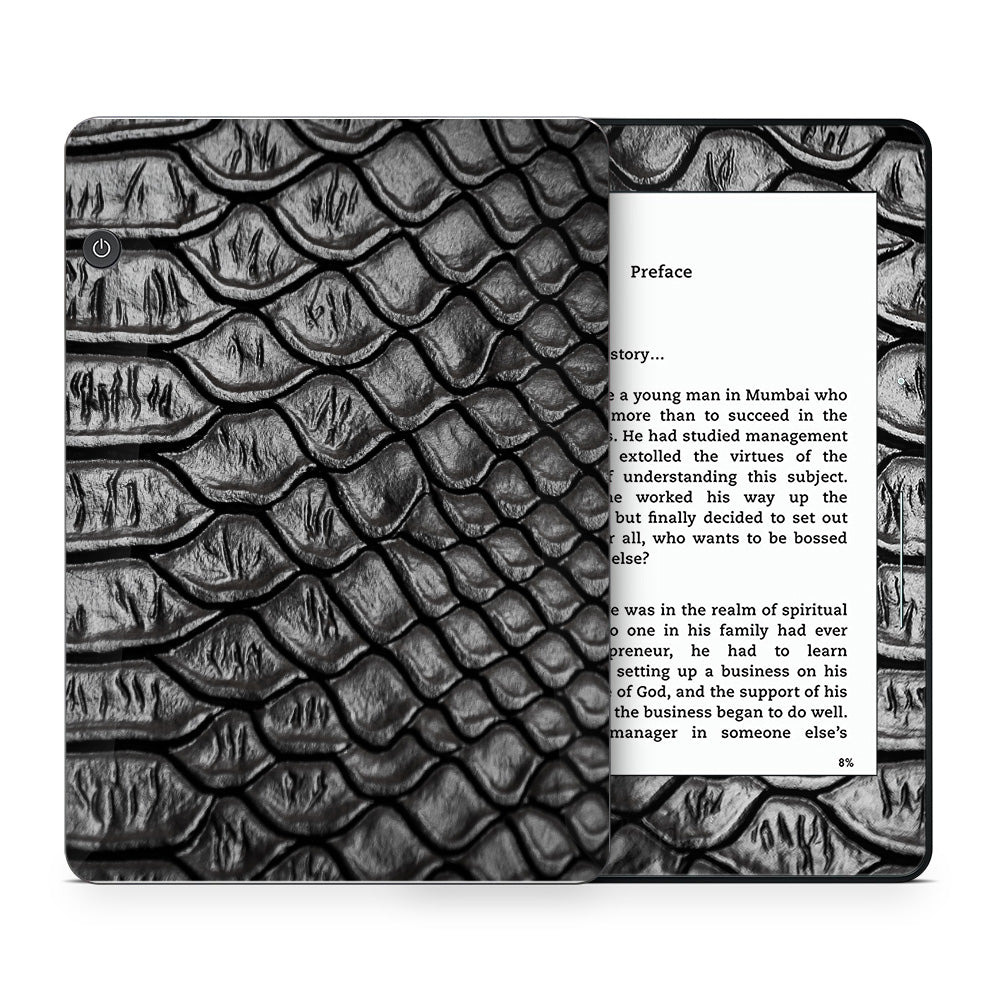 Black Snake Skin Kindle Voyage Skin