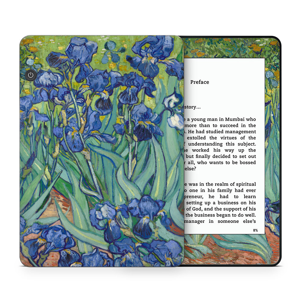 Irises Kindle Voyage Skin
