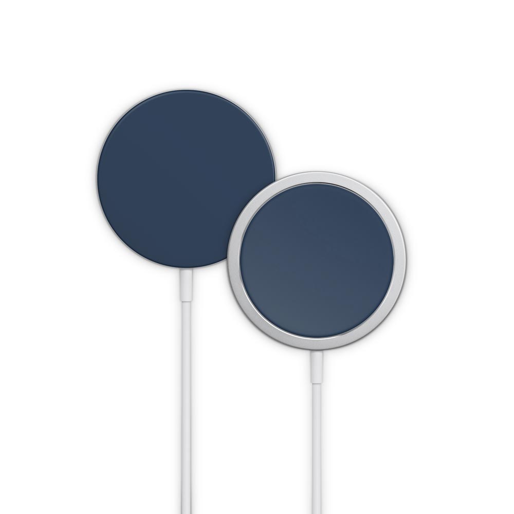 Navy Apple MagSafe Charger Skin