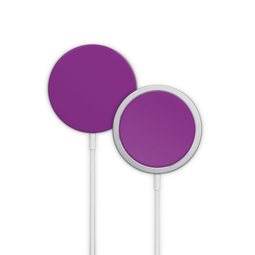 Purple Apple MagSafe Charger Skin
