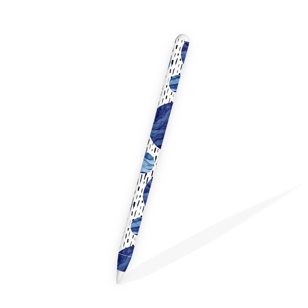 Blue Wave Drops Apple Pencil 2 Skin