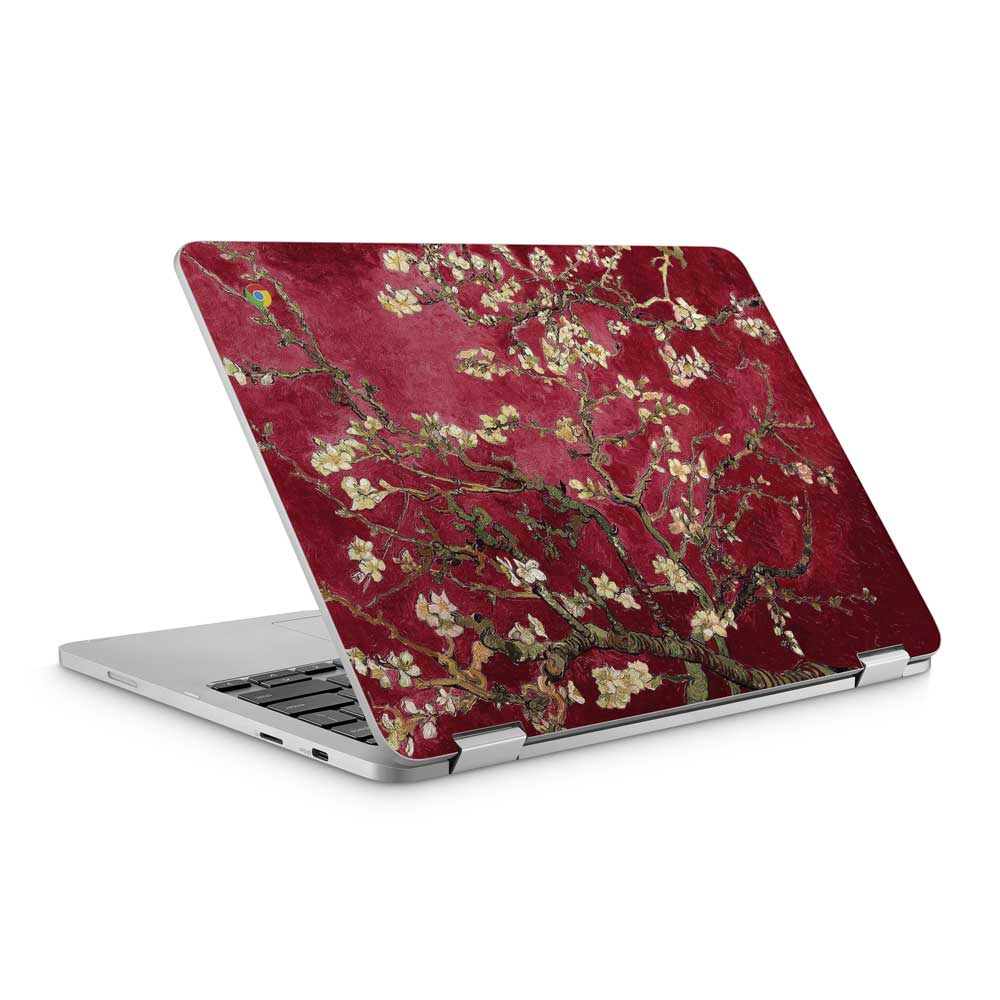 Red Blossoming Almonds ASUS Chromebook C302CA Skin