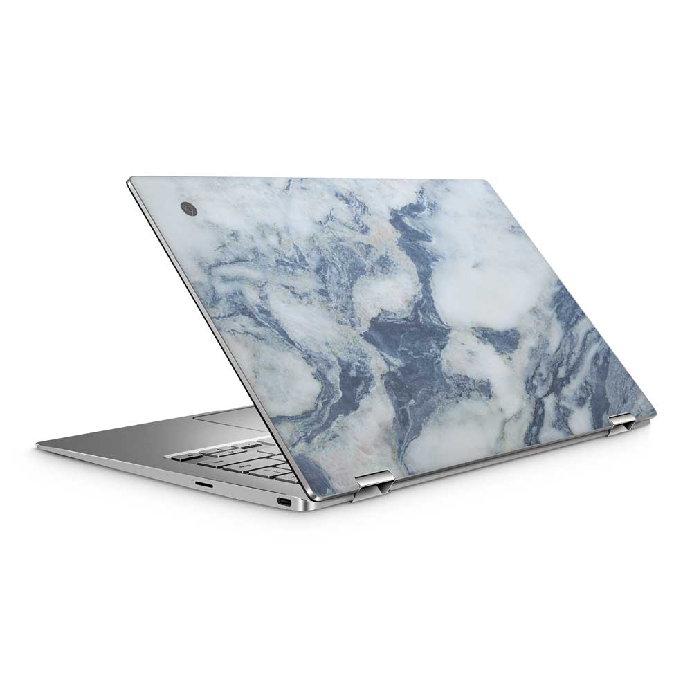 Slate Blue Marble ASUS Chromebook C434TA Skin