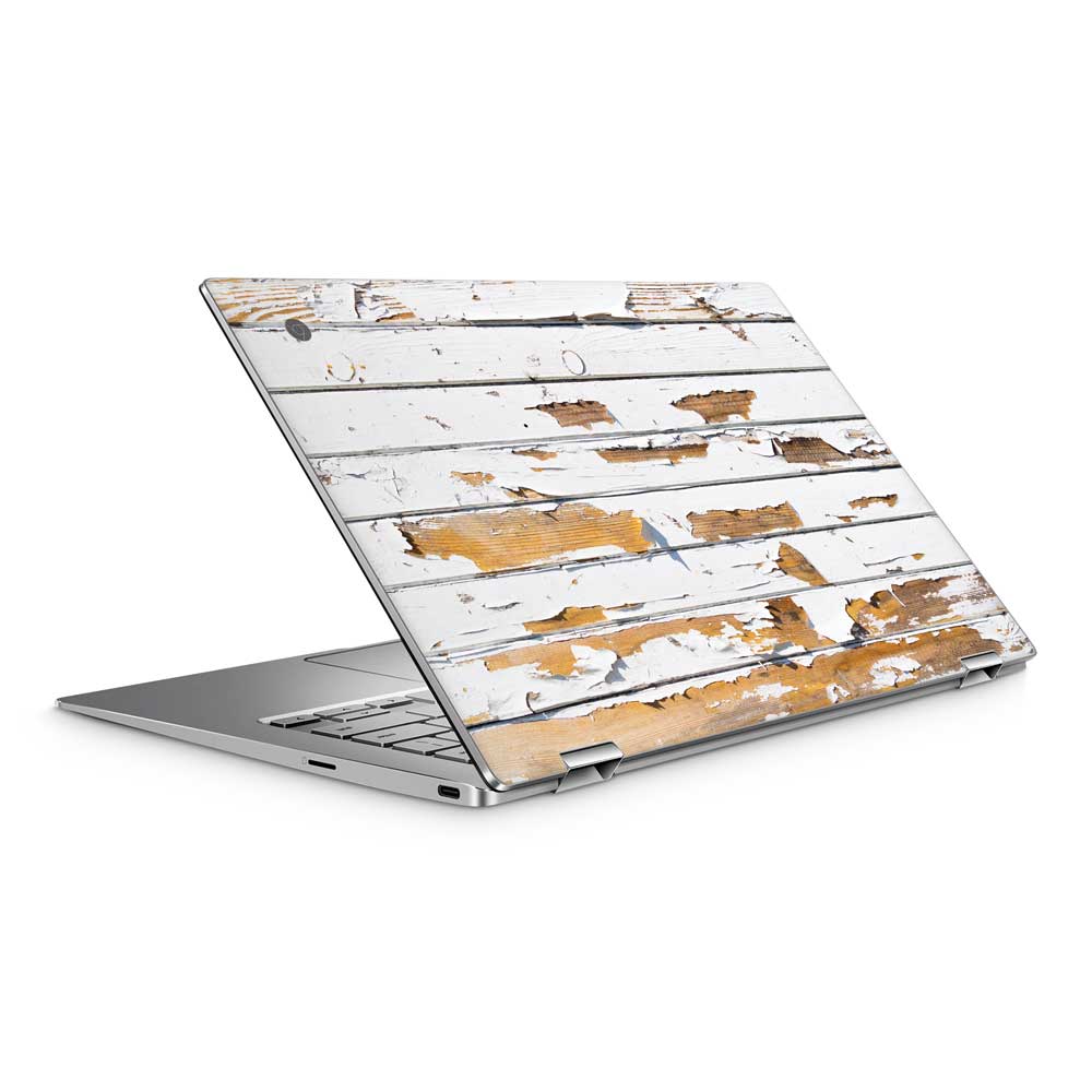 Peeling Wood Panels ASUS Chromebook C434TA Skin