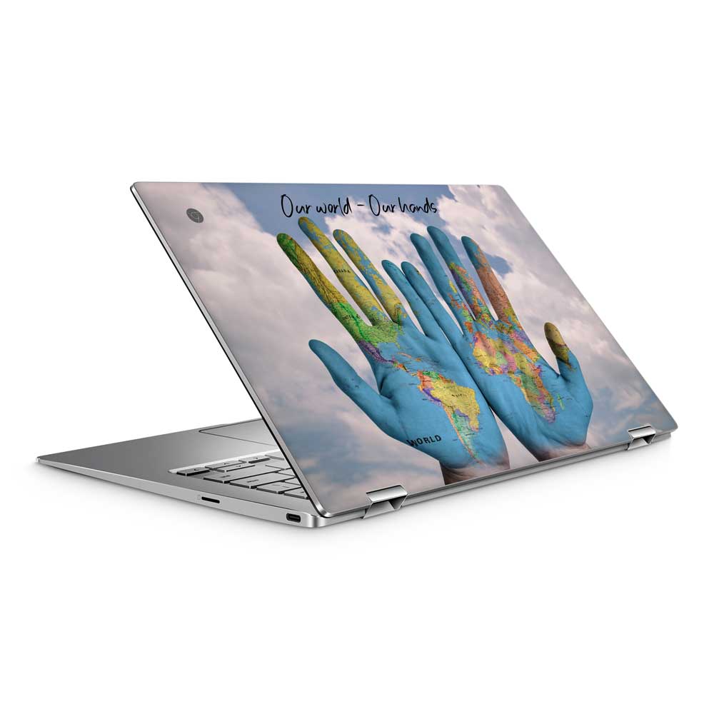 Our World Our Hands ASUS Chromebook C434TA Skin