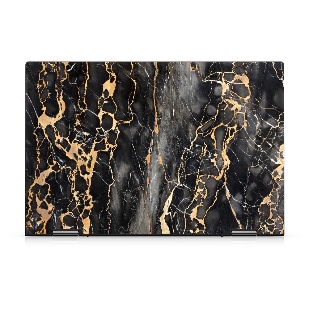 Slate Grey Gold Marble Dell Inspiron 7306 2-in-1 Skin