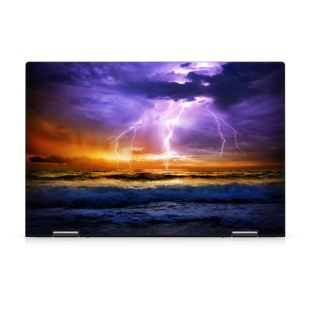 Purple Ocean Storm Dell Inspiron 7306 2-in-1 Skin