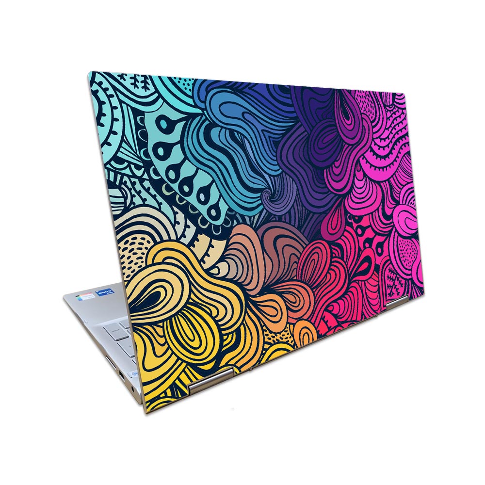 Floral Form Dell Inspiron 7506 2-in-1 Skin