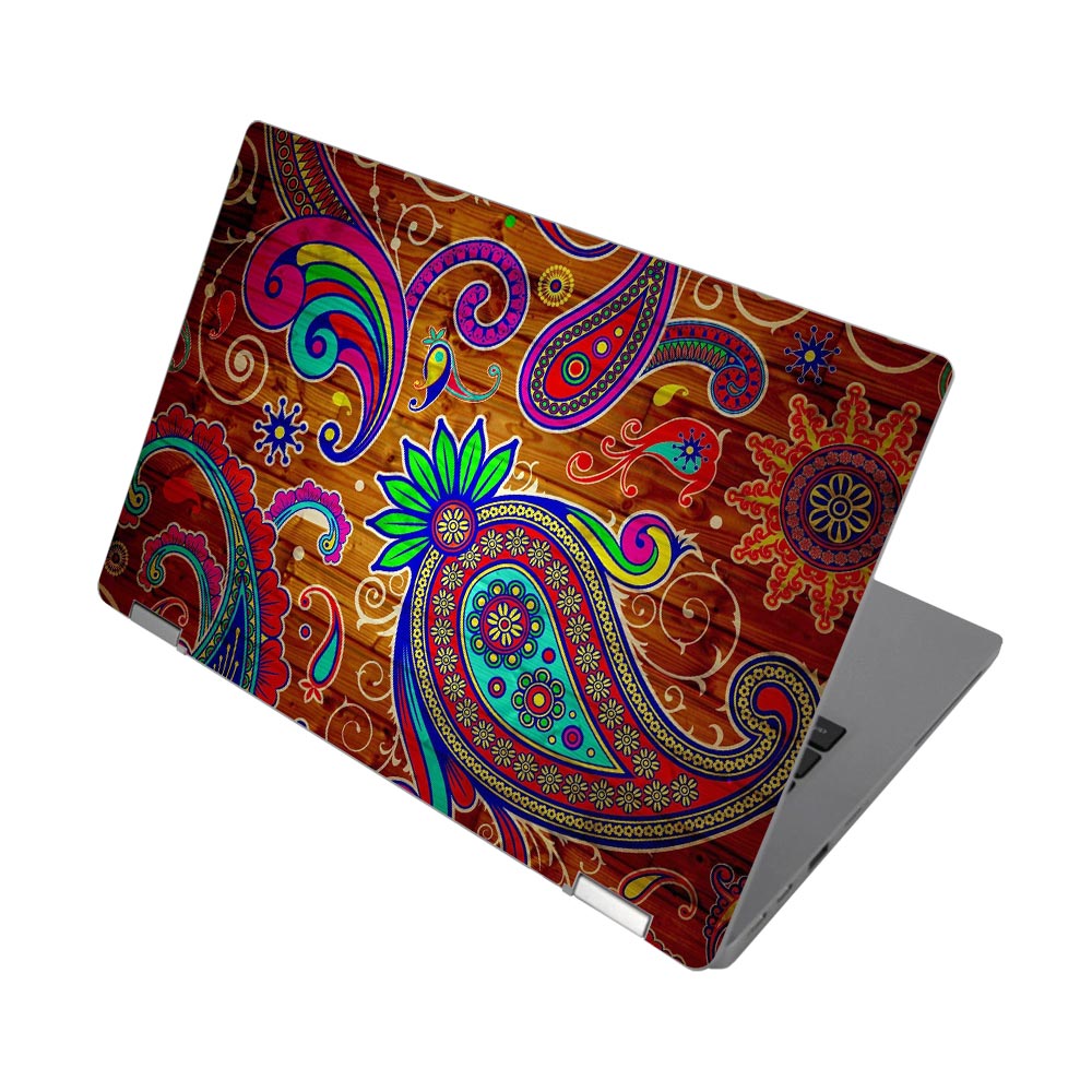 Floral Paisley Wood Dell Latitude 5320 2-in-1 Skin