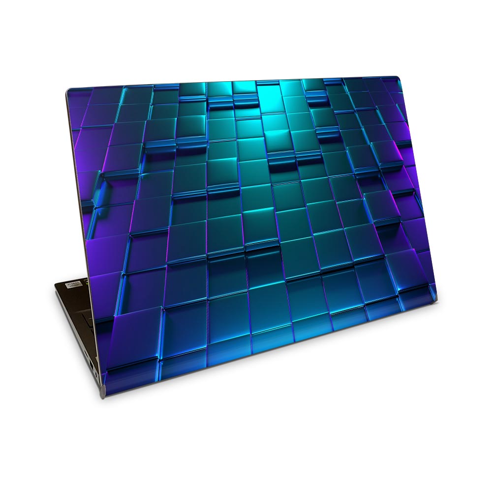 Reflecting Neon Cubes Dell Vostro 7500 Skin