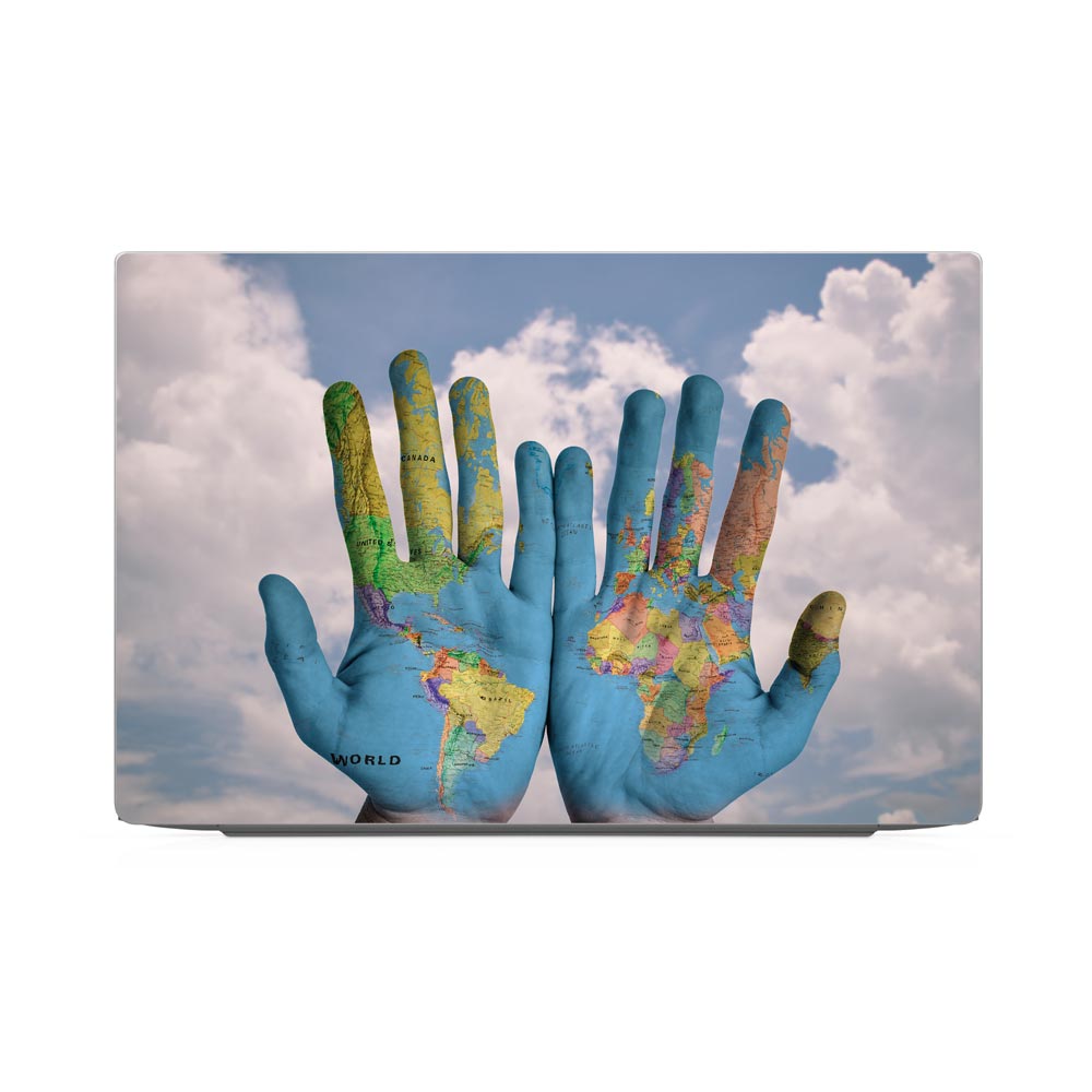 World in Your Hands Dell XPS 13 7390 Skin