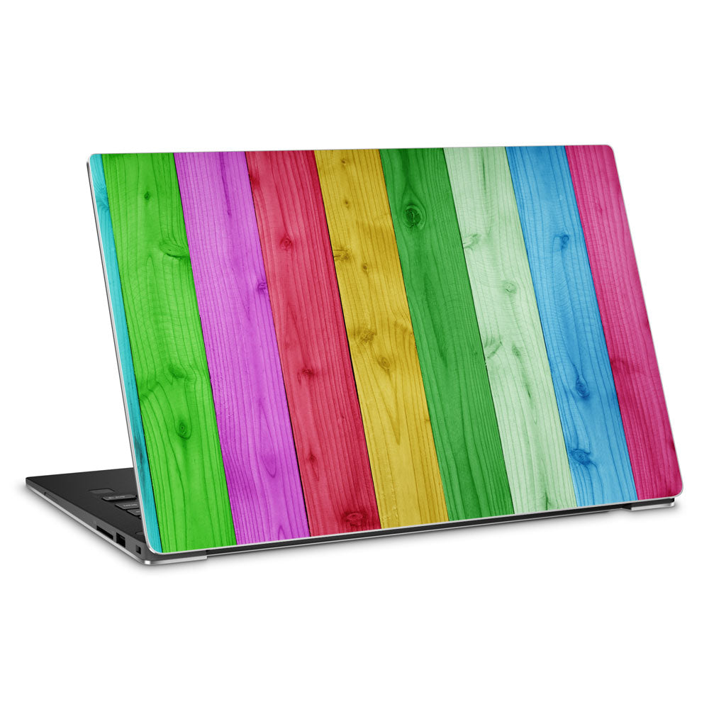 Rainbow Wood Panels Dell XPS 13 (9360) Skin