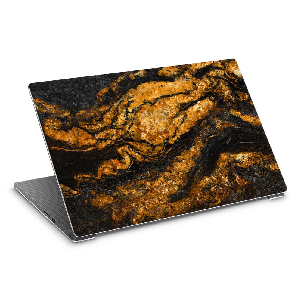 Black &amp; Gold Marble Dell Precision 5540 Skin