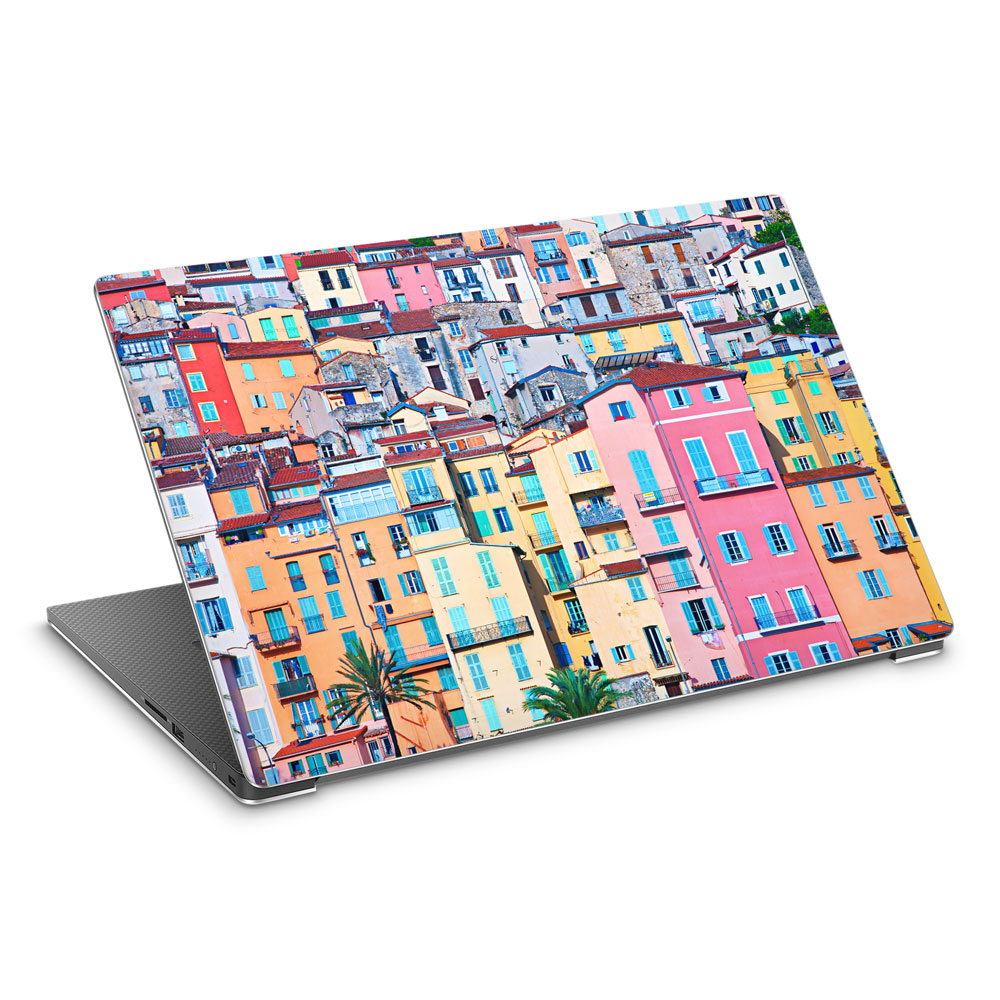 Menton Pastel Houses Dell Precision 5540 Skin