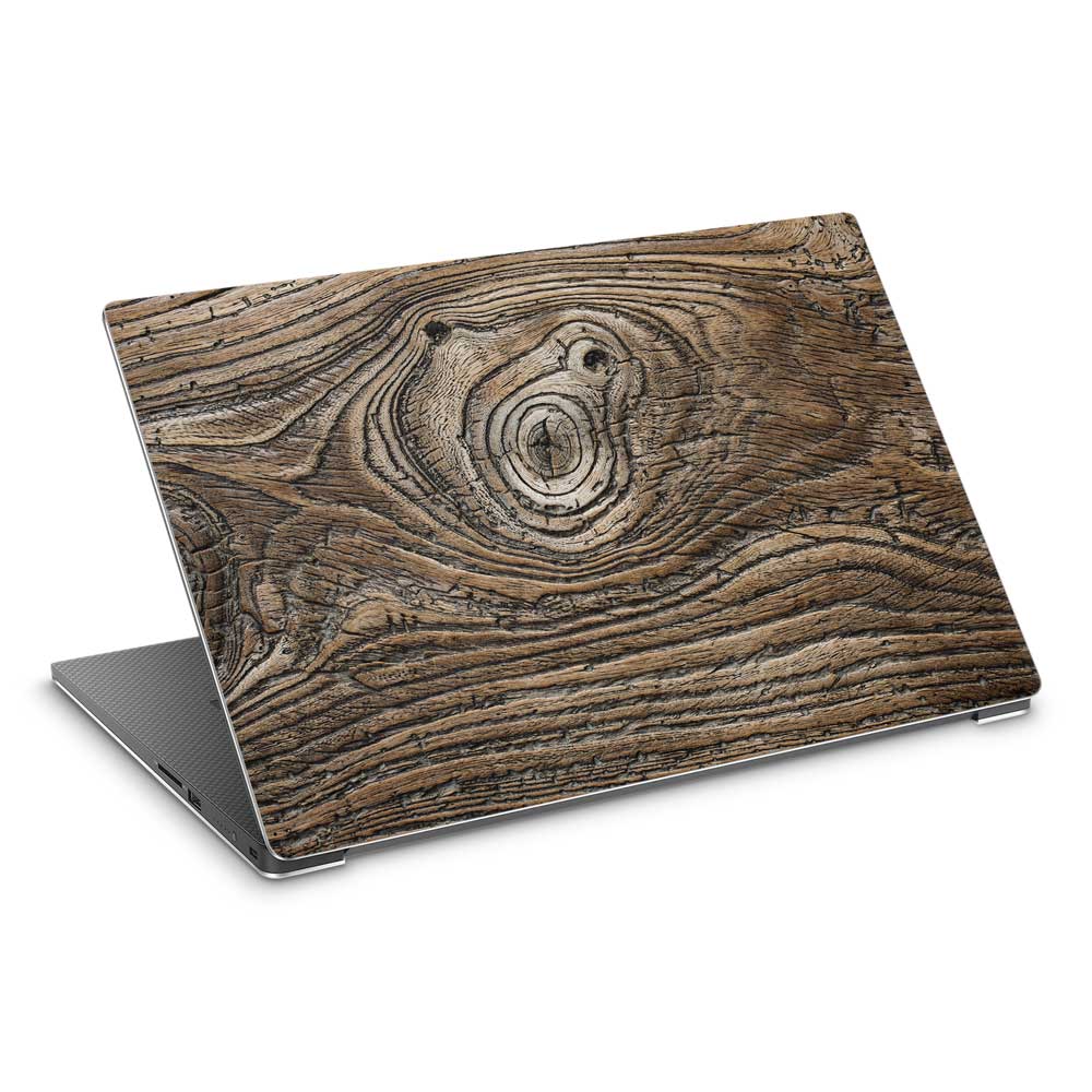 Vintage Knotted Wood Dell Precision 5540 Skin