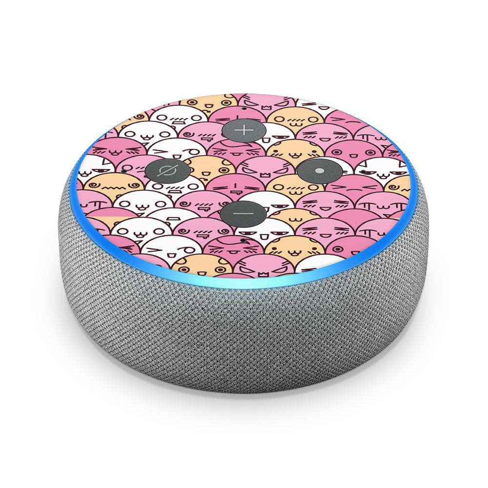 Kawaii Crowd  Echo Dot 3 Skin - SkinWraps