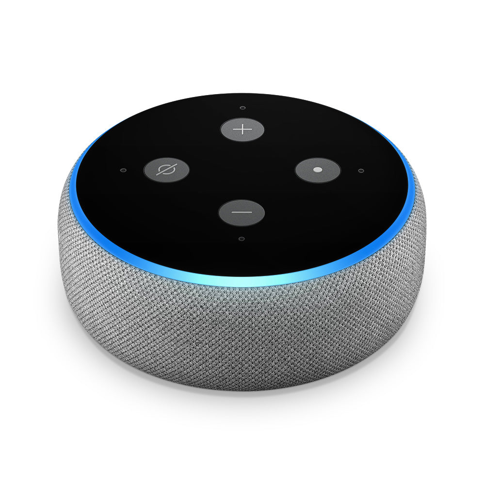 Black Amazon Echo Dot 3 Skin