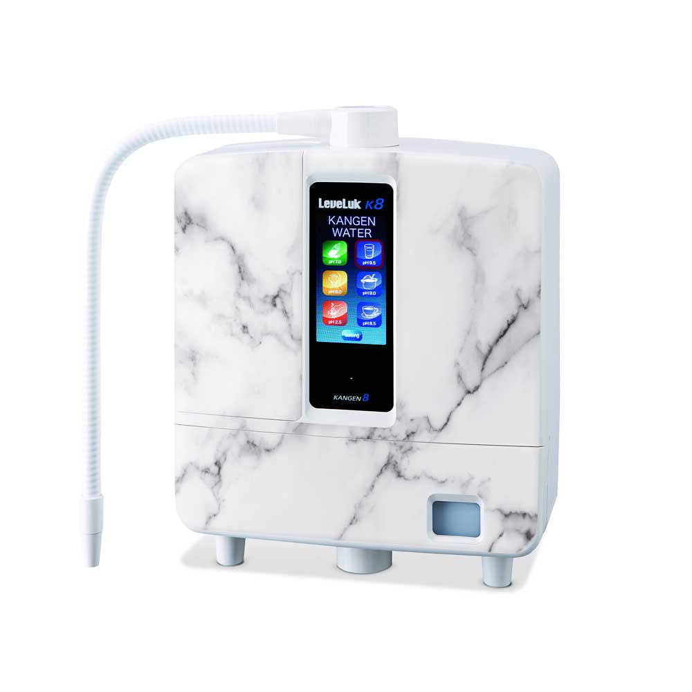 White Marble III Enagic Kangen K8 Skin