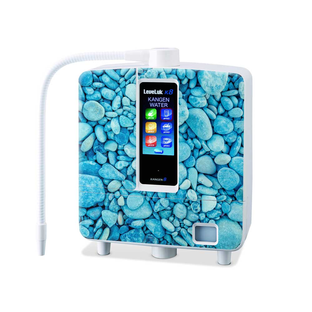 Blue Pebbles Enagic Kangen K8 Skin