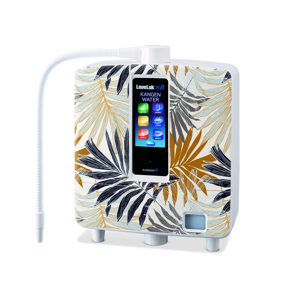 Retro Palm Leaves Enagic Kangen K8 Skin