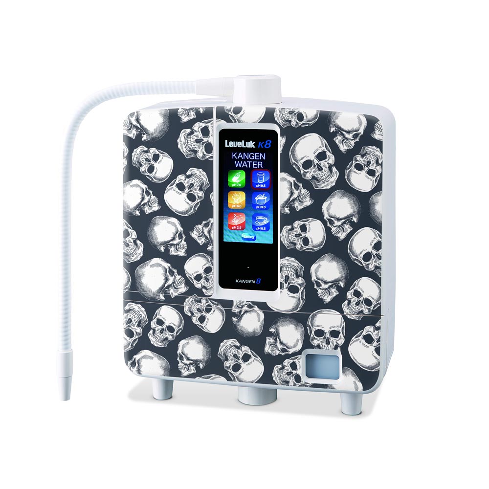 Skull Print Enagic Kangen K8 Skin