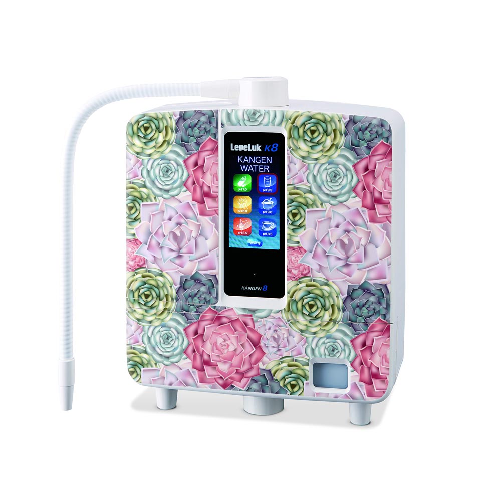 Succulent Pastel Enagic Kangen K8 Skin