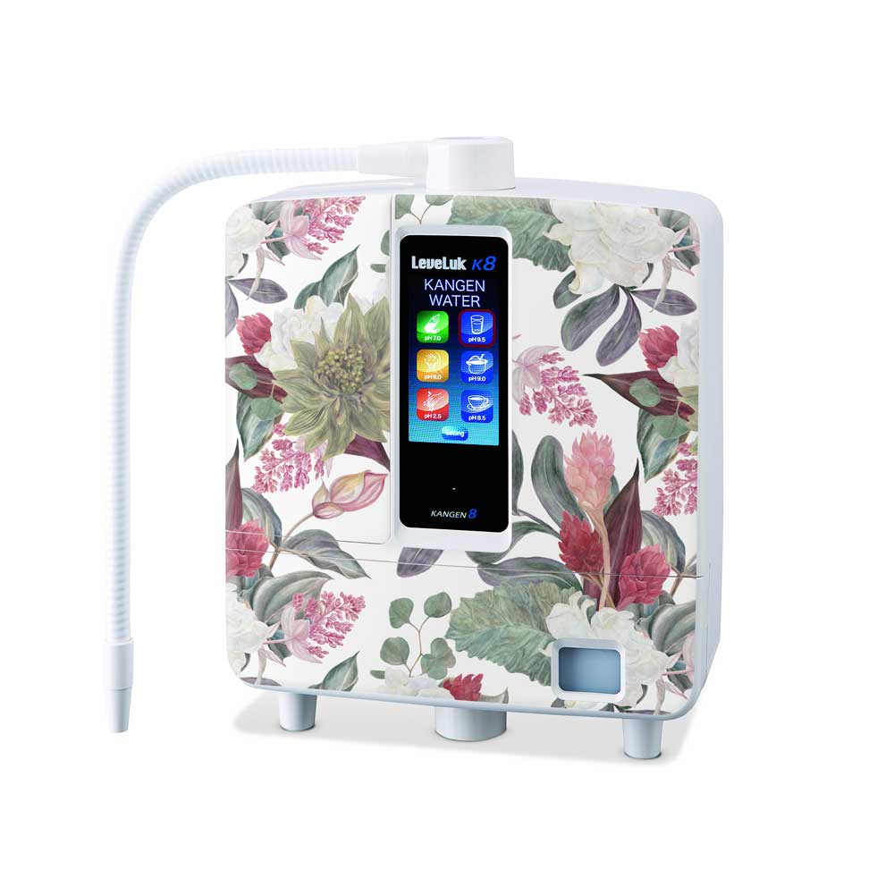 Watercolour Floral Enagic Kangen K8 Skin