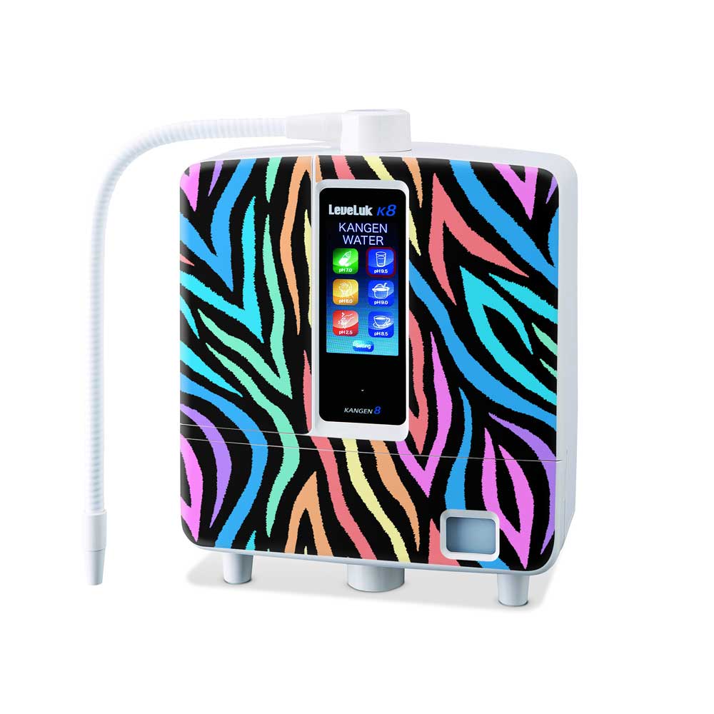 Rainbow Zebra Enagic Kangen K8 Skin