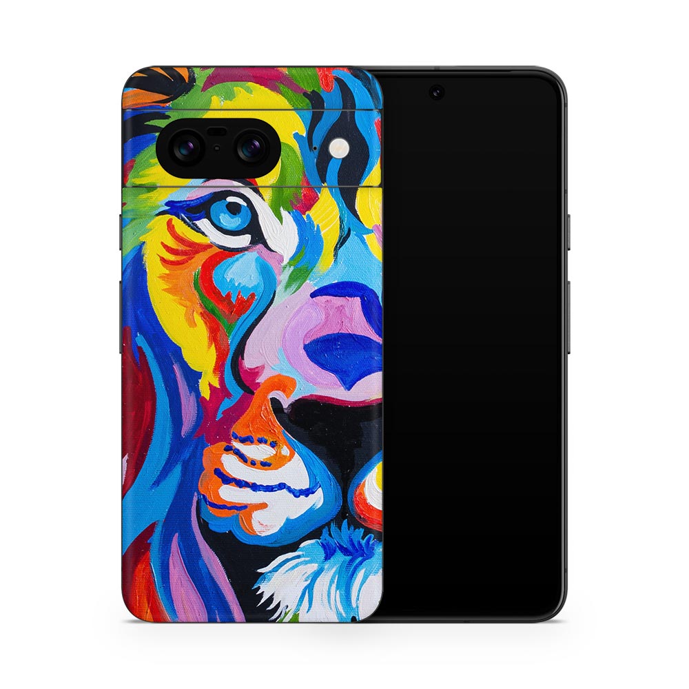 Rainbow Lion Google Pixel 8 Skin