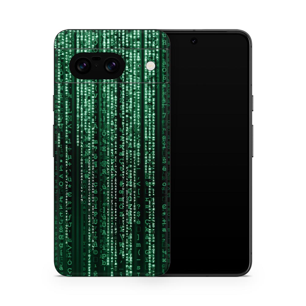 Matrix Code Google Pixel 8 Skin