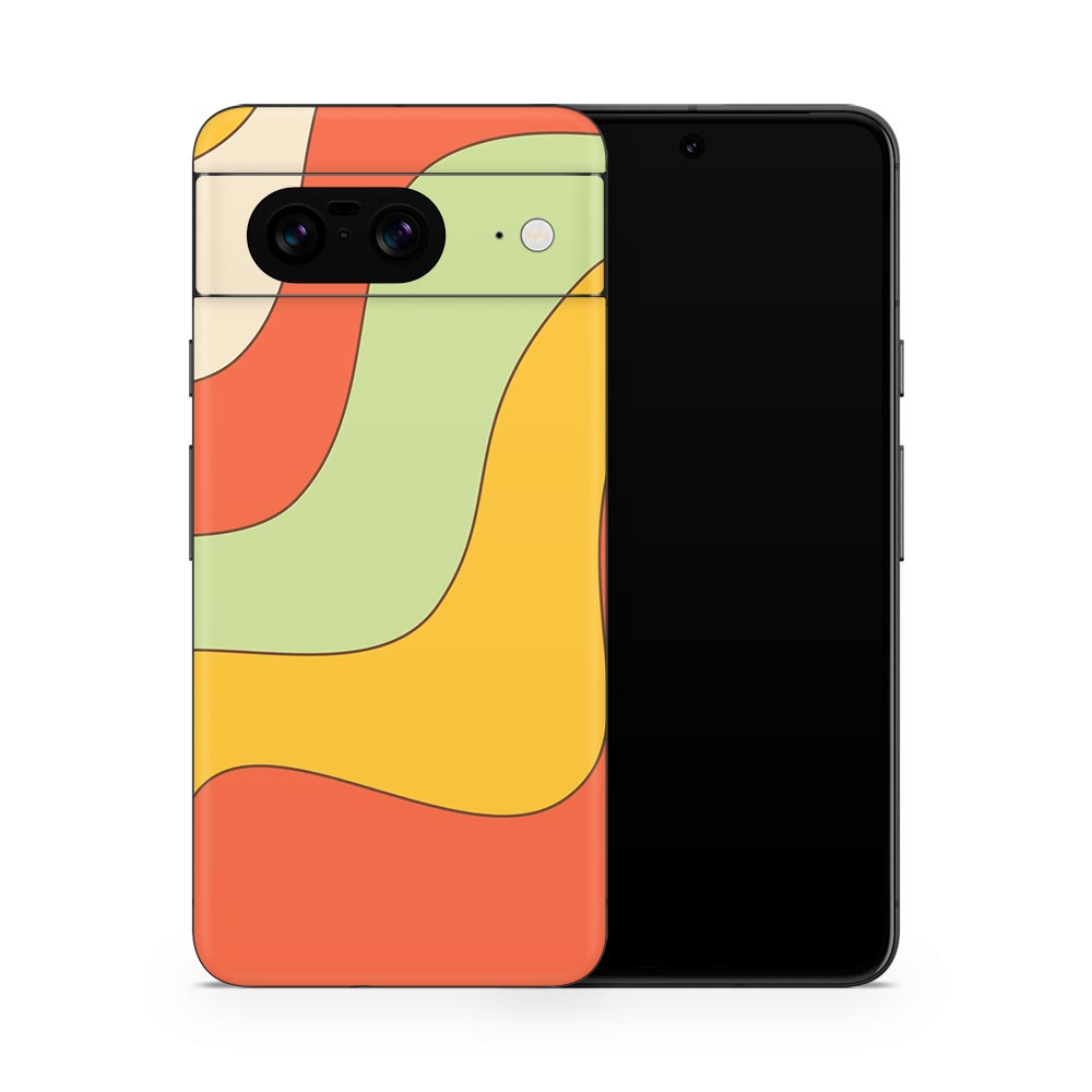 Retro Wavy Google Pixel 8 Skin