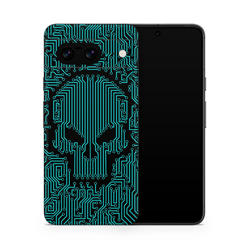 Circuit Skull Google Pixel 8 Skin