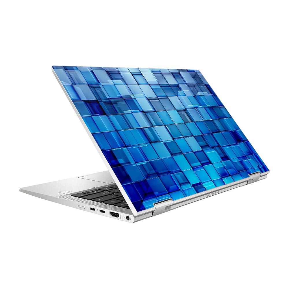Four Square Blue HP Elitebook x360 830 G8 Skin