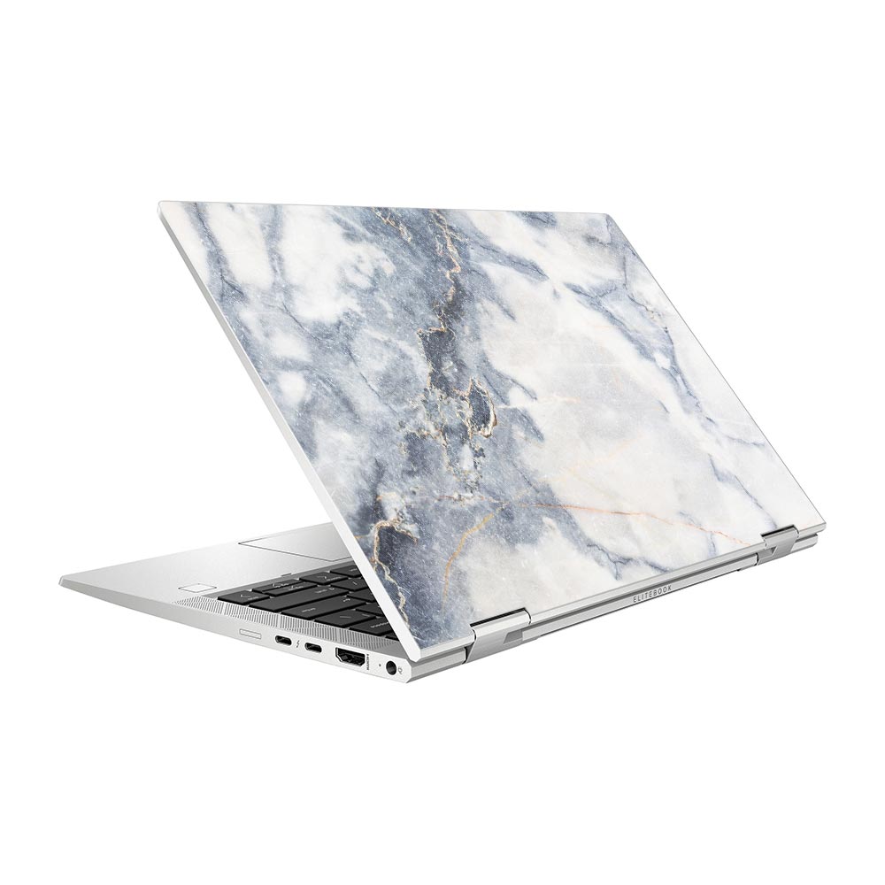 Grey Gold Marble HP Elitebook x360 830 G8 Skin