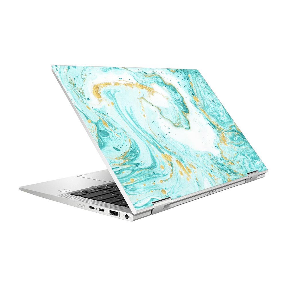 Ocean Marble Swirl HP Elitebook x360 830 G8 Skin