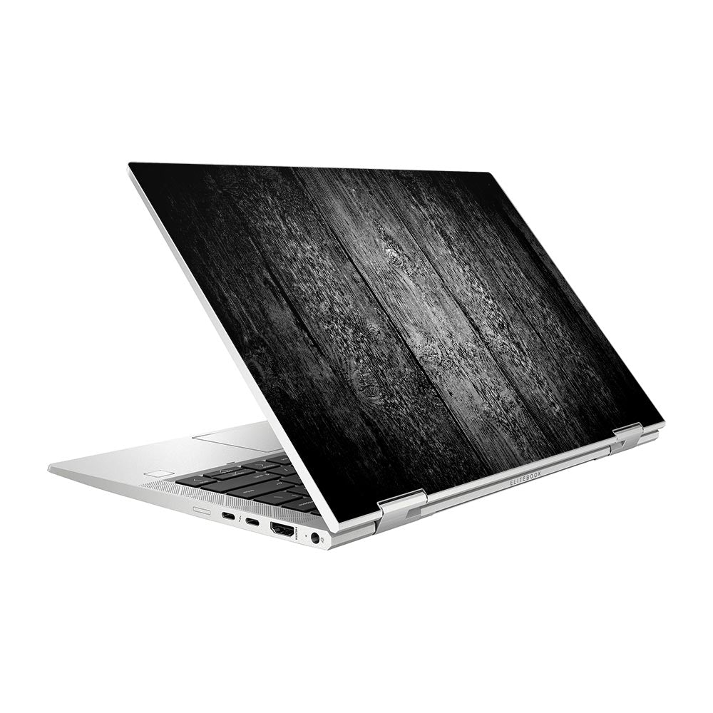 Black Timber V2 HP Elitebook x360 830 G8 Skin