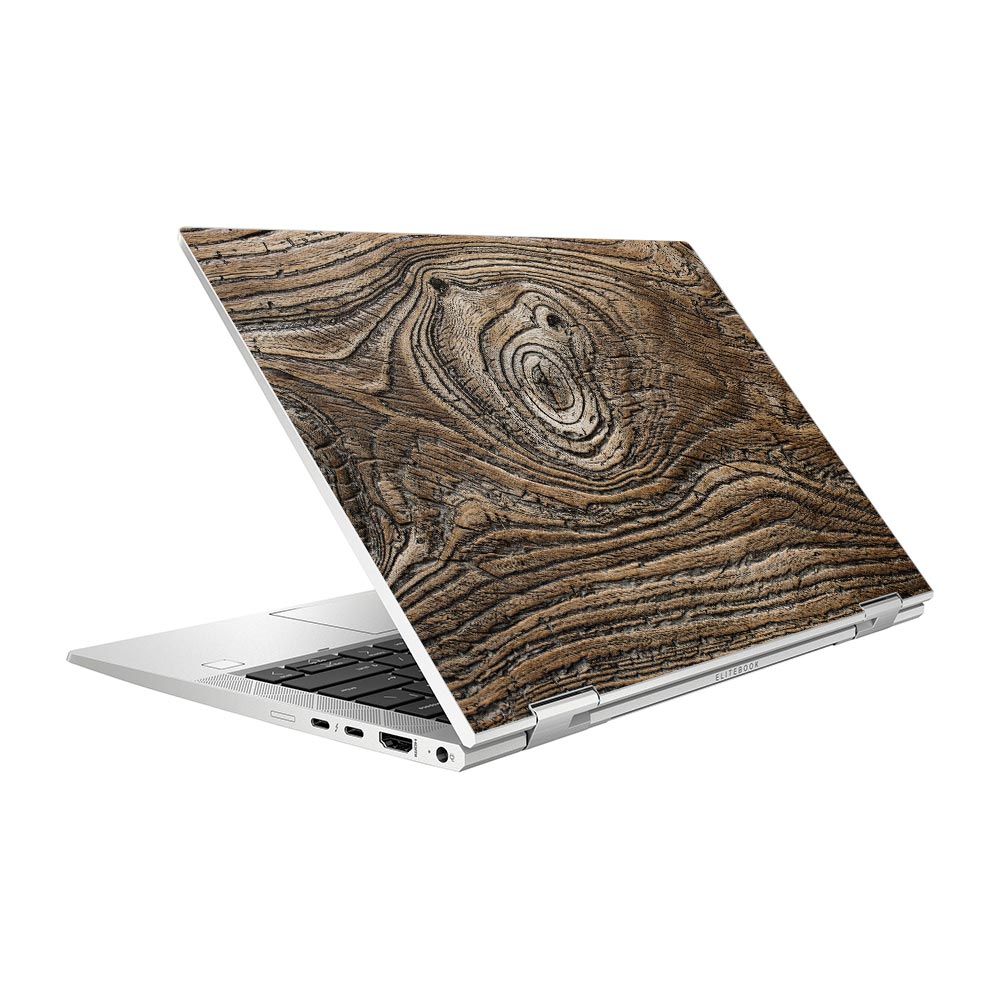 Vintage Knotted Wood HP Elitebook x360 830 G8 Skin