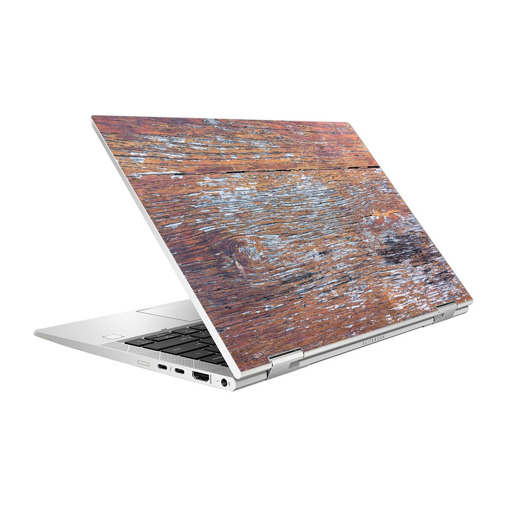 Weatherbeaten Wood HP Elitebook x360 830 G8 Skin